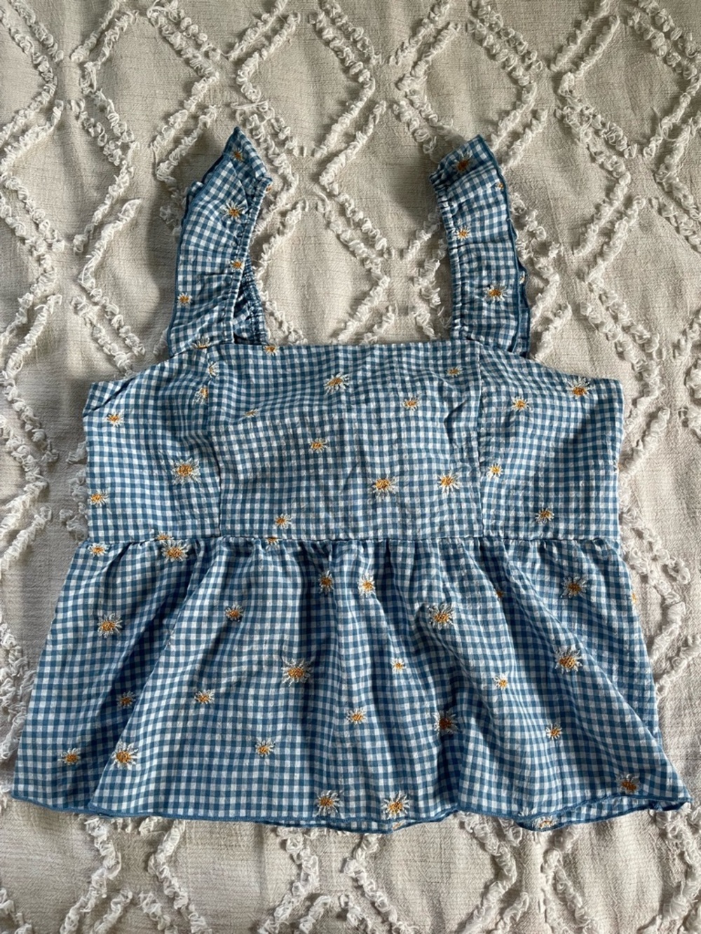 Blue Floral Blouse